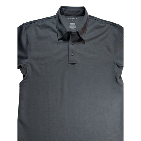 PROPPER F5341 MEN SIZE Medium I.C.E.® Men’s Performance Polo SHIRT Black - Picture 9 of 9